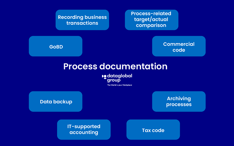 infographic procedural documentation - dataglobal Group