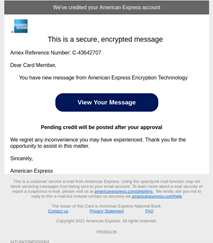 Phishing American Express  