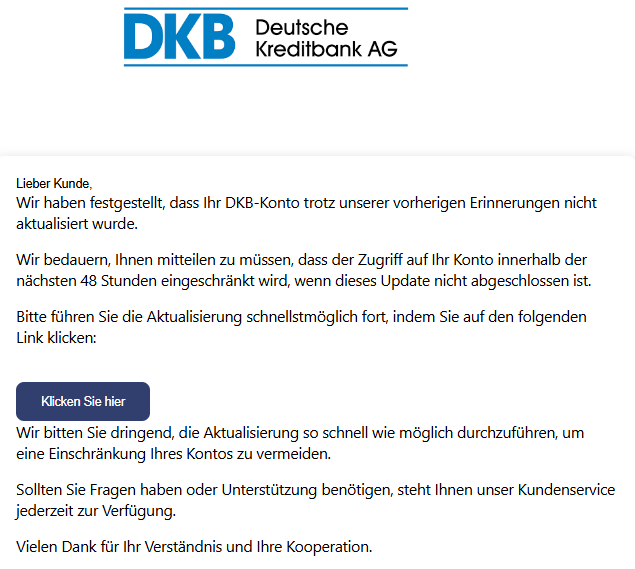 DKB Phishing